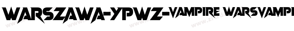 Warszawa-yPwZ字体转换