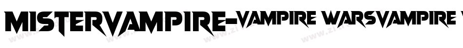 MisterVampire字体转换