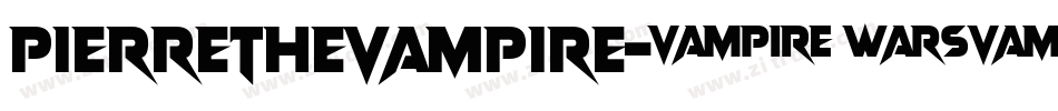 PierretheVampire字体转换