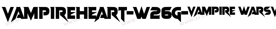 VampireHeart-W26G字体转换