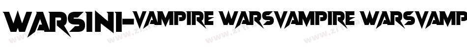 Warsini字体转换