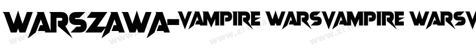 Warszawa字体转换