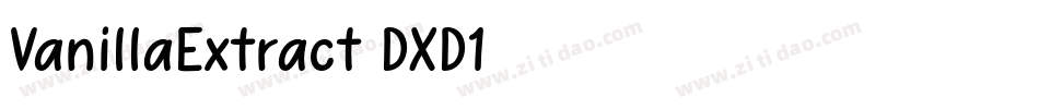 VanillaExtract-DXD1字体转换