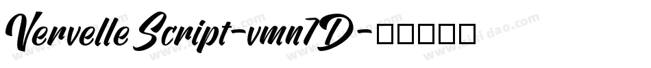 VervelleScript-vmn7D字体转换