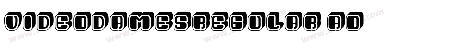 VideoDamesRegular-AO67字体转换