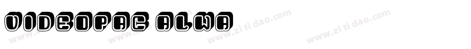 Videopac-AlWA字体转换