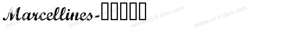 Marcellines字体转换