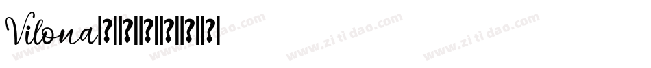 Vilona字体转换