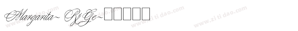 Margarita-RjGe字体转换