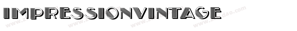 ImpressionVintage字体转换