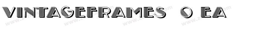 VintageFrames2-O9EA字体转换