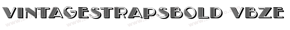 VintageStrapsBold-VBze字体转换