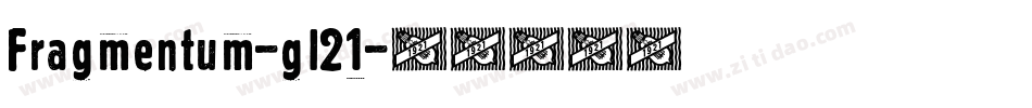 Fragmentum-gl21字体转换