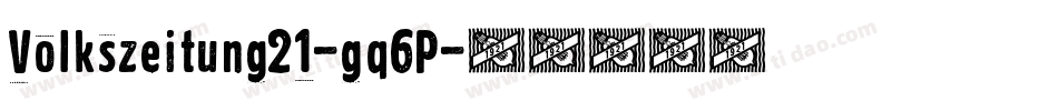Volkszeitung21-gq6P字体转换