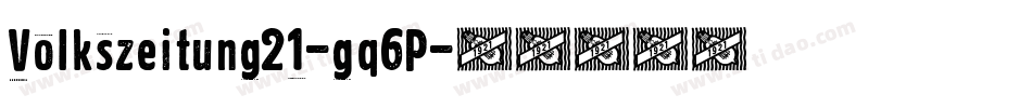 Volkszeitung21-gq6P字体转换