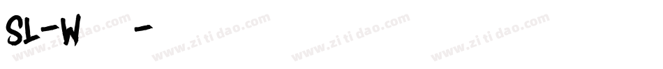 SL-Wash字体转换