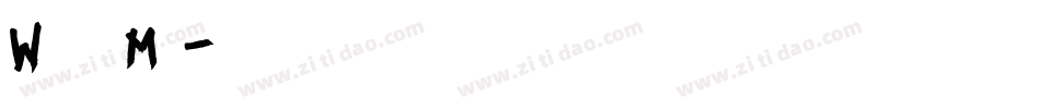 WashMe字体转换