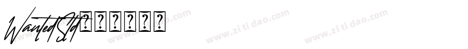WantedStd字体转换