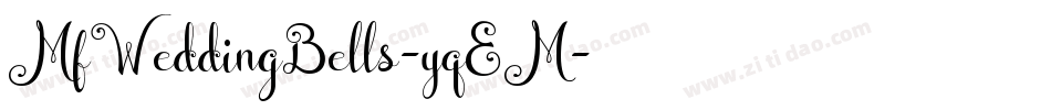 MfWeddingBells-yqEM字体转换