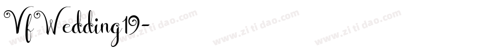 VfWedding19字体转换