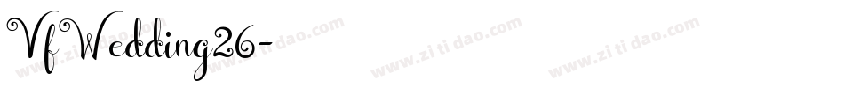 VfWedding26字体转换