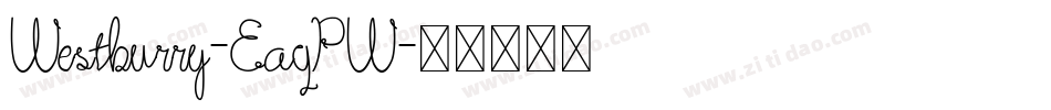 Westburry-EaqPW字体转换