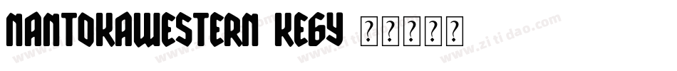 NantokaWestern-Ke6y字体转换
