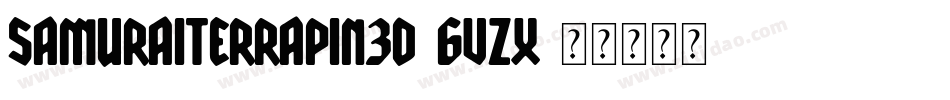 SamuraiTerrapin3D-6Vzx字体转换