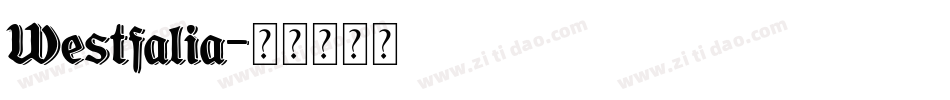 Westfalia字体转换