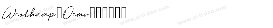 Westhamp_Demo字体转换