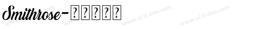 Smithrose字体转换