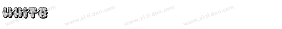 White字体转换