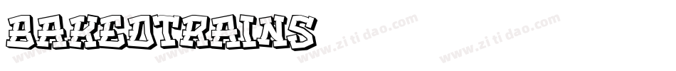 BakedTrains字体转换