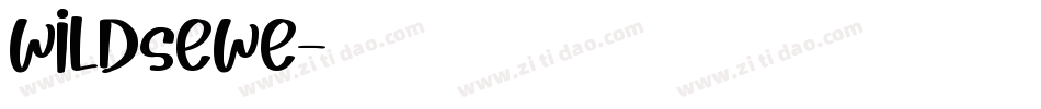 WILDSEWE字体转换