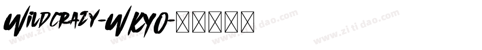 Wildcrazy-WKYO字体转换