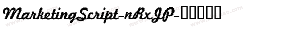 MarketingScript-nRxJP字体转换