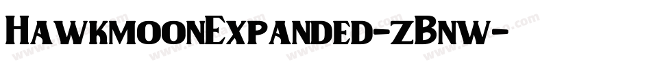 HawkmoonExpanded-zBnw字体转换
