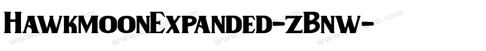 HawkmoonExpanded-zBnw字体转换