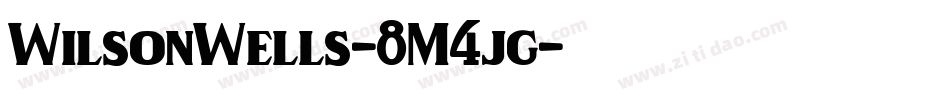 WilsonWells-8M4jg字体转换
