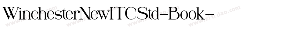 WinchesterNewITCStd-Book字体转换