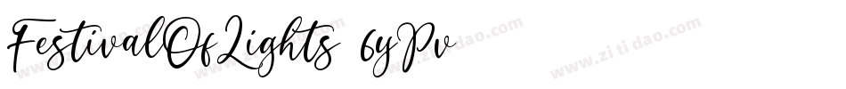 FestivalOfLights-6yPv字体转换