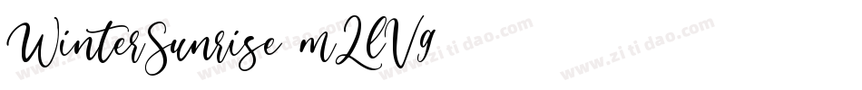 WinterSunrise-mLlV9字体转换
