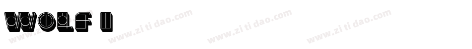 Wolf4i字体转换