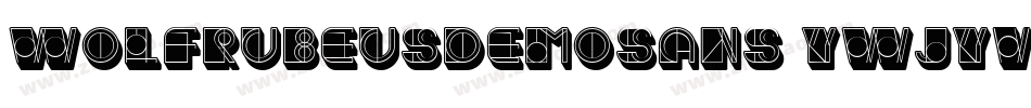 WolfRubeusDemoSans-ywjYV字体转换
