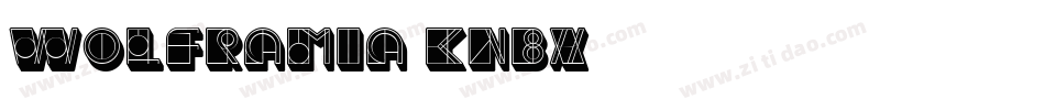 Wolframia-KnBX字体转换
