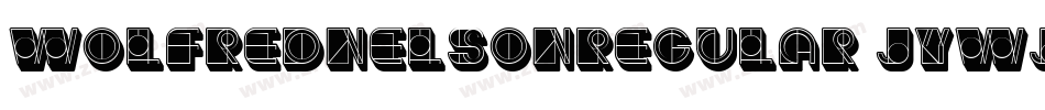 WolfrednelsonRegular-jYwj字体转换