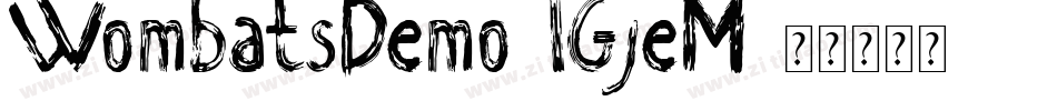 WombatsDemo-1GjeM字体转换