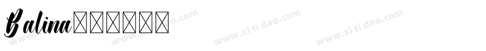 Balina字体转换