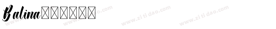 Balina字体转换