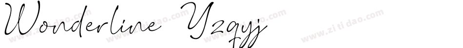 Wonderline-Yzqyj字体转换